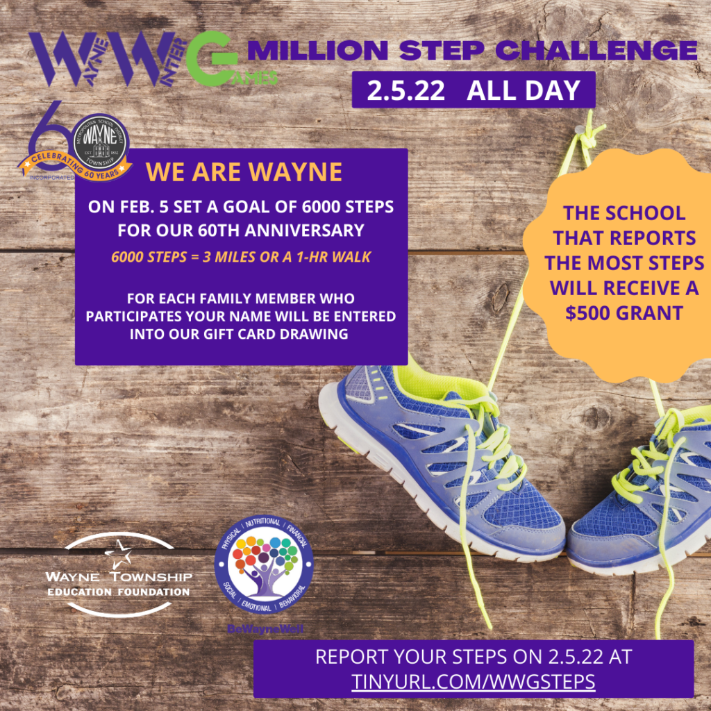 Wayne Winter Games Step Challenge