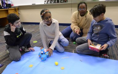 Westlake Students Use a Robot Called Dash to Learn Computer Programming Skills