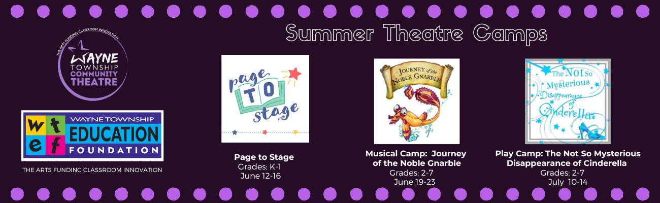 Graphic for Summer Theatre Camps