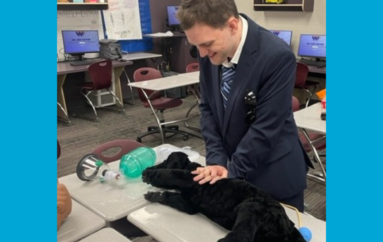 Matters of the Heart: New CPR Dog for Area 31 EMS Students