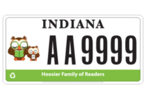 Image of Indiana License for Hoosier Family of Readers